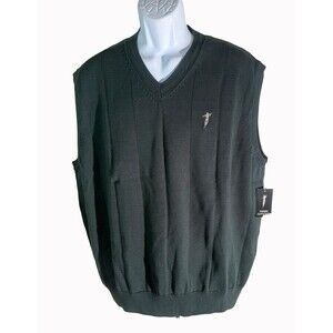 FAIRWAY OUTFITTERS Men's Pull-Over Cotton Golf Vest Green XL NWT